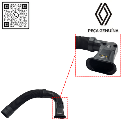 RN 55169R 165555169r MANGUEIRA DUTO FILTRO DE AR LOG IISAN II 1.0 12V B4D - 3